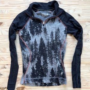 Smartwool Women's 1/4 Zip Merino Baselayer XS